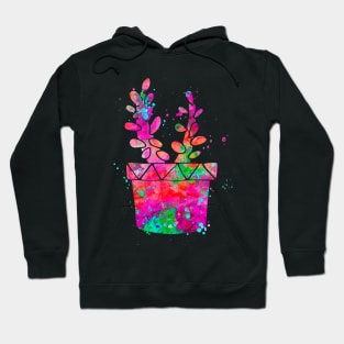 Cactus Watercolor Painting 5 Hoodie